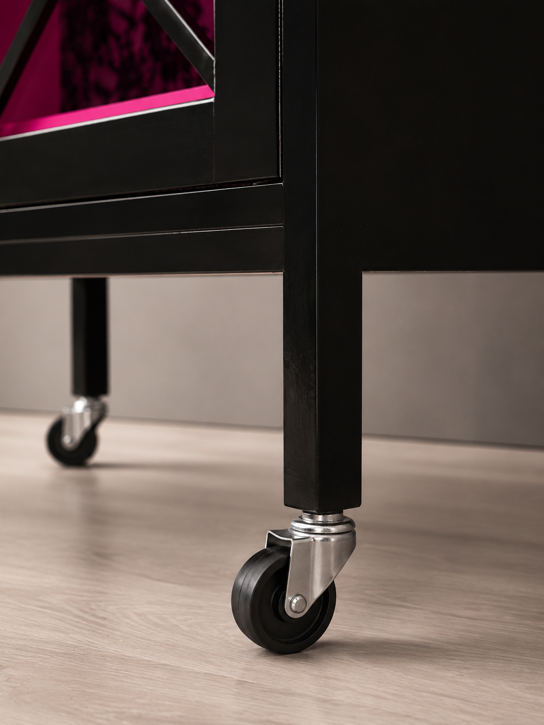 Laquered Madame Ebony Cabinet